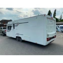 2017 Lunar Delta TI 4 Berth Caravan FIXED ISLAND BED, Mover Mover BARGAIN !