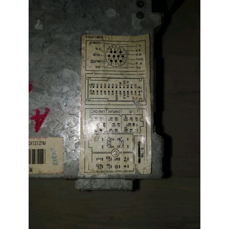 2000 Audi A4 navigation plus head unit