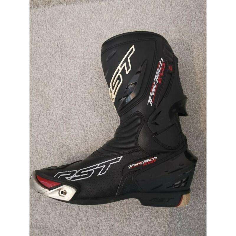 RST Tractech Evo Motorbike Boots Size 9 Nearly New