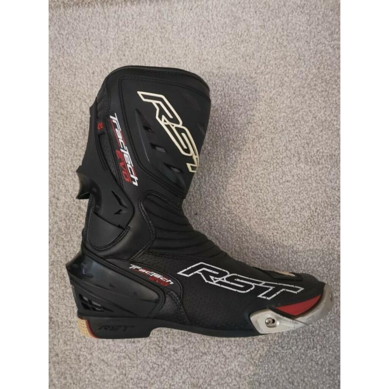 RST Tractech Evo Motorbike Boots Size 9 Nearly New