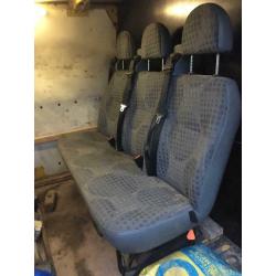 Ford transit front bench seats.