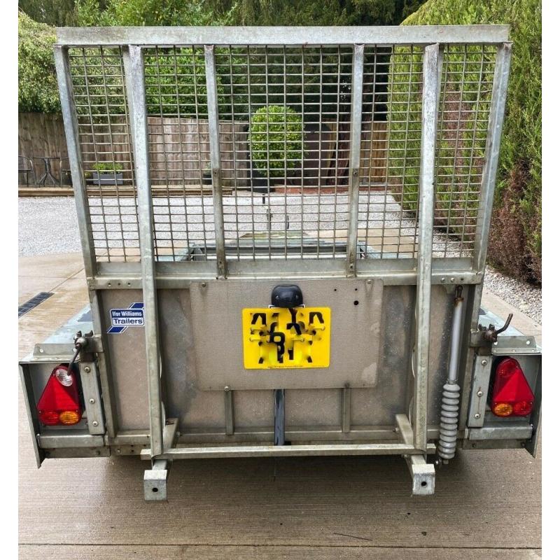 Ifor Williams Mini Digger Plant Trailer GX84 year 2016. Twin axle - Full Ramp