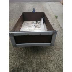 Car Trailer with Light board for caring goods and motorbike