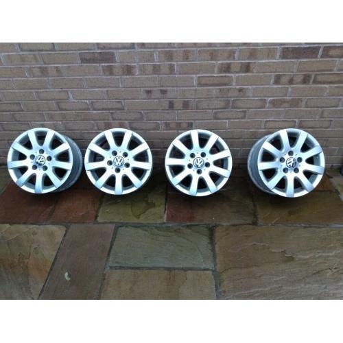 Set of 4 VW Misano alloy wheels
