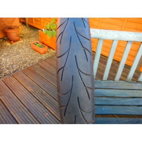 Free part worn motorcycle tyre