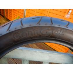 Free part worn motorcycle tyre