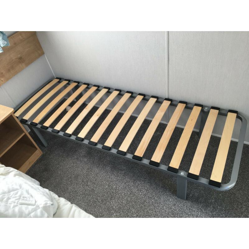 Single bed frame from static caravan (4 available) - NEW