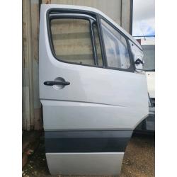 Mercedes-benz Sprinter or Volkswagen Crafter front doors silver colou