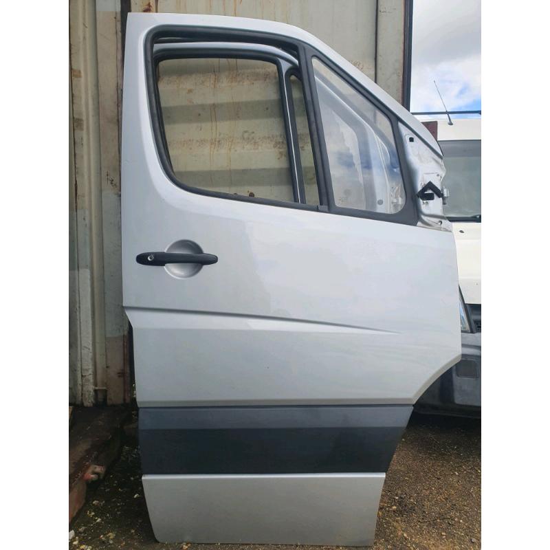 Mercedes-benz Sprinter or Volkswagen Crafter front doors silver colou