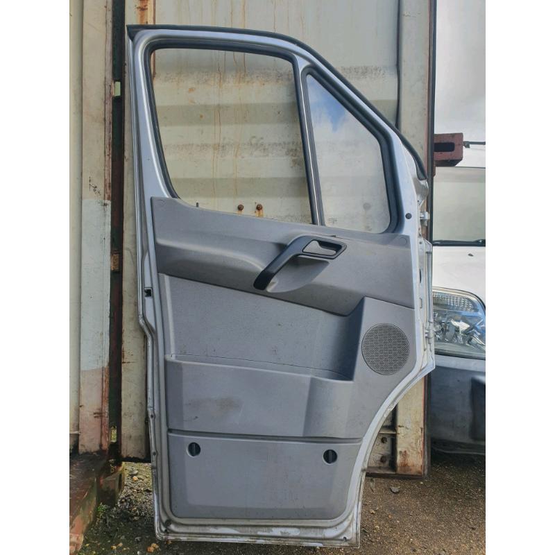 Mercedes-benz Sprinter or Volkswagen Crafter front doors silver colou