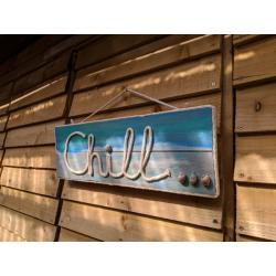 Chill Sign With LED Lights
