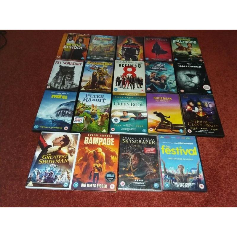VARIOUS DVD'S FOR SALE.