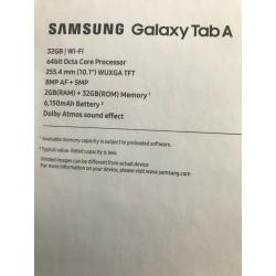 Samsung galaxy tab A - unopened in box