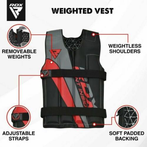 RDX Adjustable 10-18KG Weighted Vest