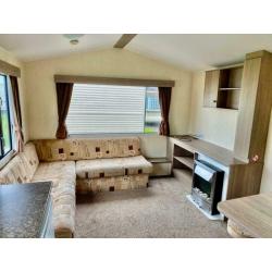 CHEAP PERFECT STARTER STATIC CARAVAN FOR SALE WITH CHEAP SITE FEES