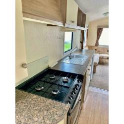 CHEAP PERFECT STARTER STATIC CARAVAN FOR SALE WITH CHEAP SITE FEES