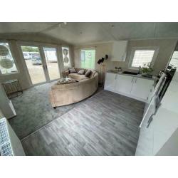 WOODEN LODGE STATIC CARAVAN FOR SALE OFF SITE CABIN GLAMPING