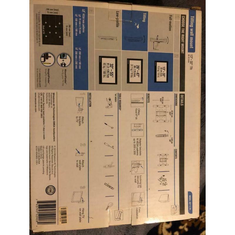 Secura - Tilting wall mount 13? - 32? TVs