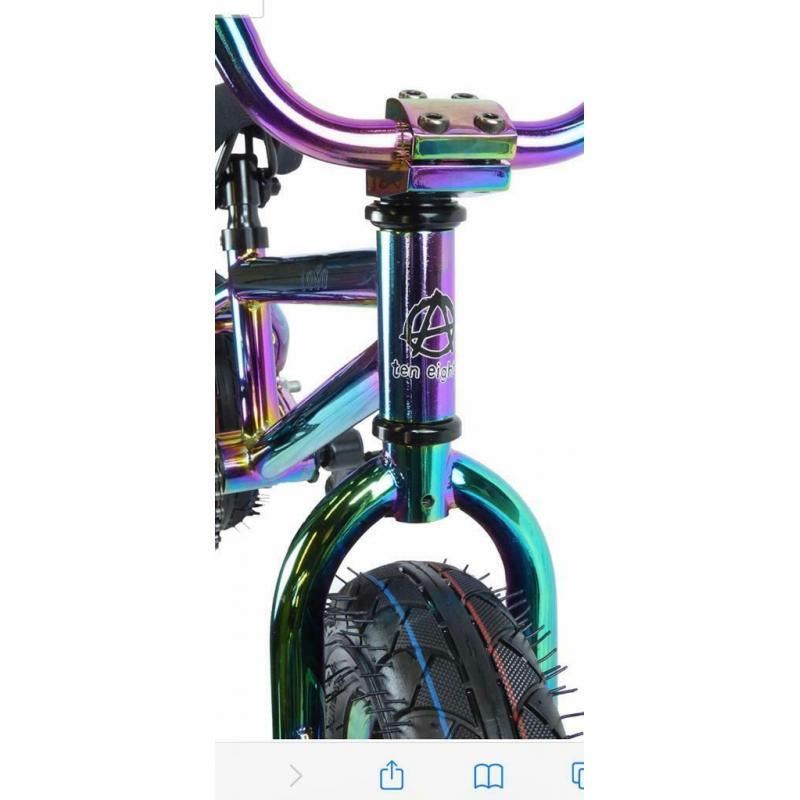 Jet fuel chrome mini rocker bike