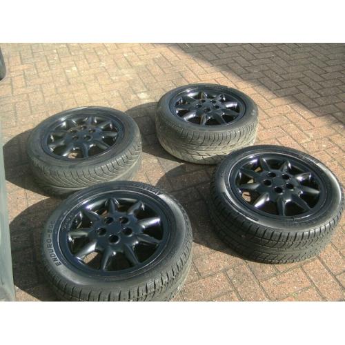 SET 4,RARE,GENUINE V W/ VAG FACTORY GTI,15 INCH,5 X 100 PCD ALLOYS,CENTRES,205/50/15s