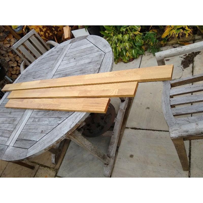 Oak upstands