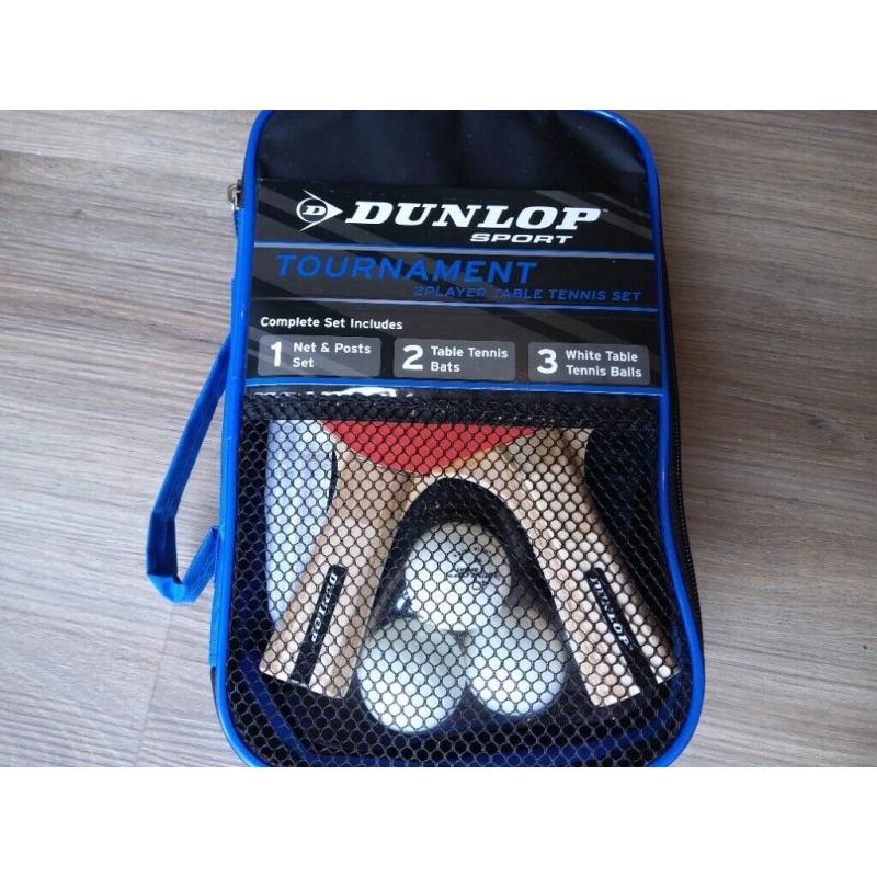 Table tennis set (Dunlop) - Brand new