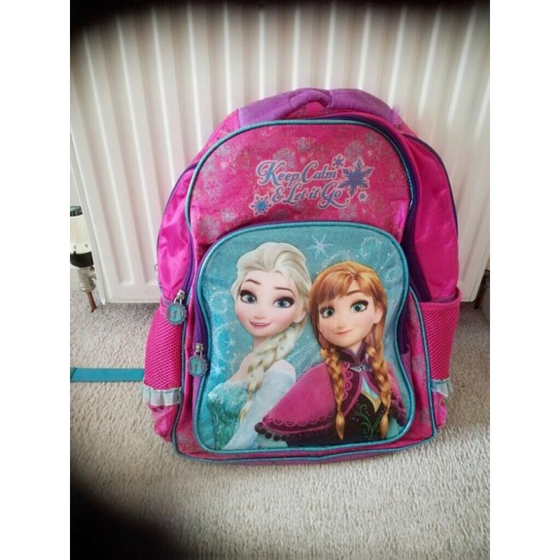 Girls, frozen backpack