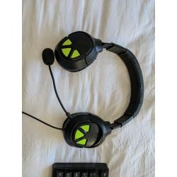 Turtle beach Headset, headphones & mic, green, 3.5mm jack