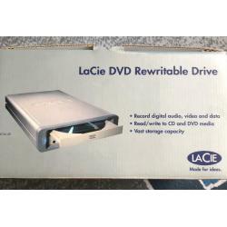 LaCie d2 DVD rewritable Drive. External