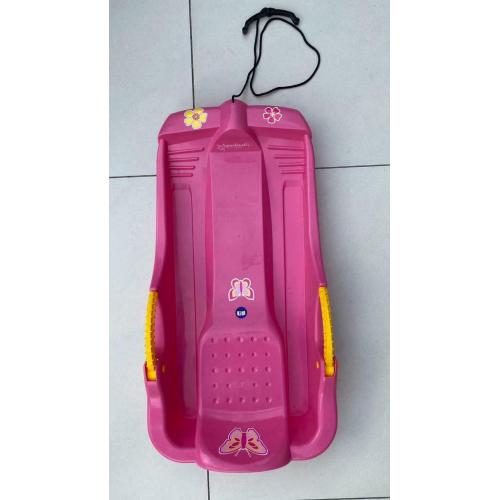 Pink Snow Sledge with Stickers and Brakes. Exceptional condition.