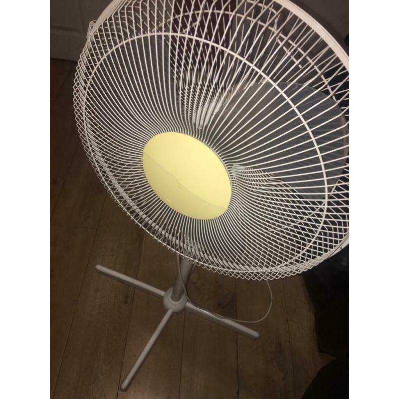 Oypla G16PF Pedestal Fan - White