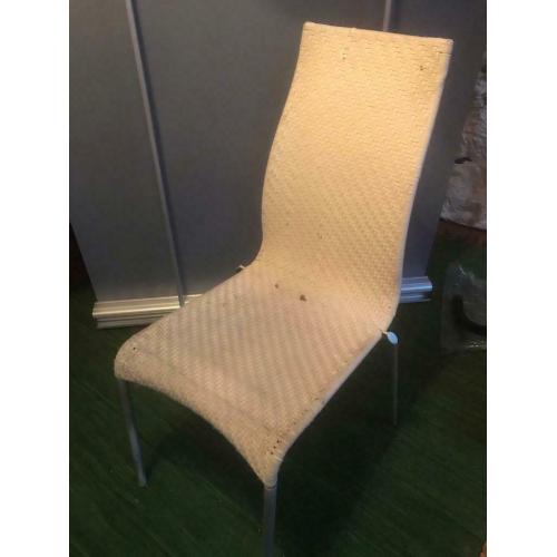 Chair - woven and metal