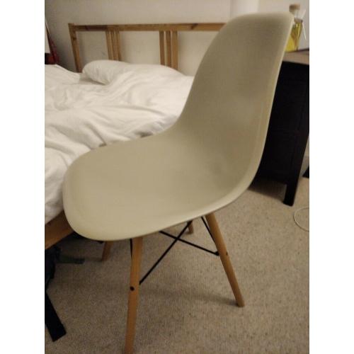 Eames chair in beige