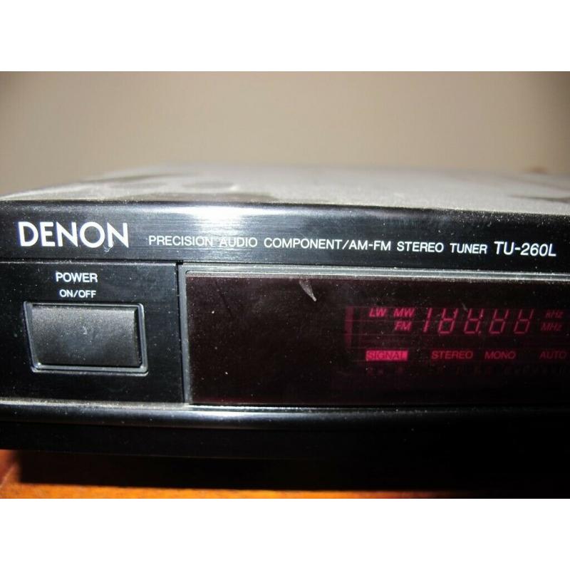 Denon AM-FM stereo tuner TU-260L