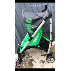 Cosatto pushchair / stroller with rain cover