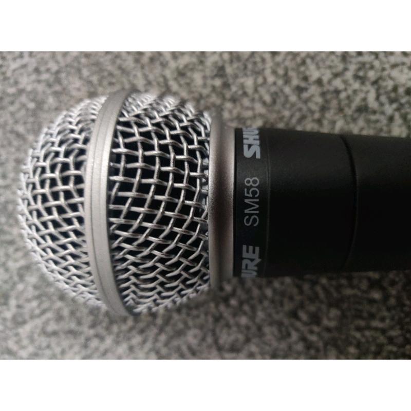SHURE SM58 Dynamic Vocal Microphone with case