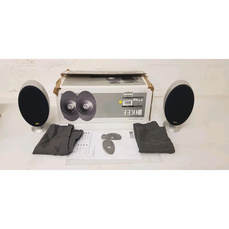 7 x KEF 3001 SE Sikver Surround Sound System Lou
