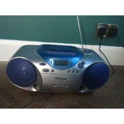 Panasonic radio/cd/tape recorder RX-D12