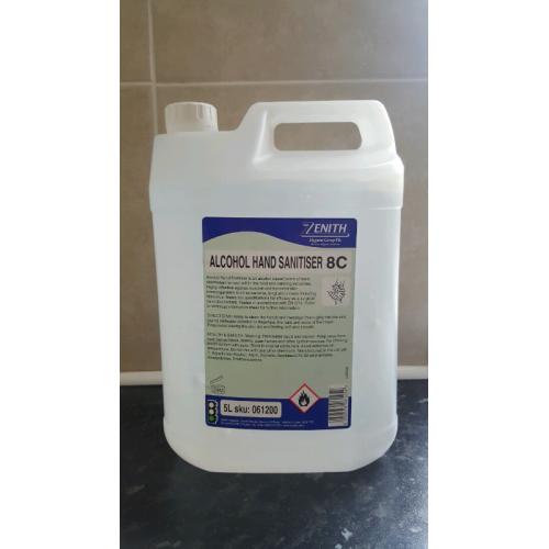 alcohol hand sanitiser gel 5 litre