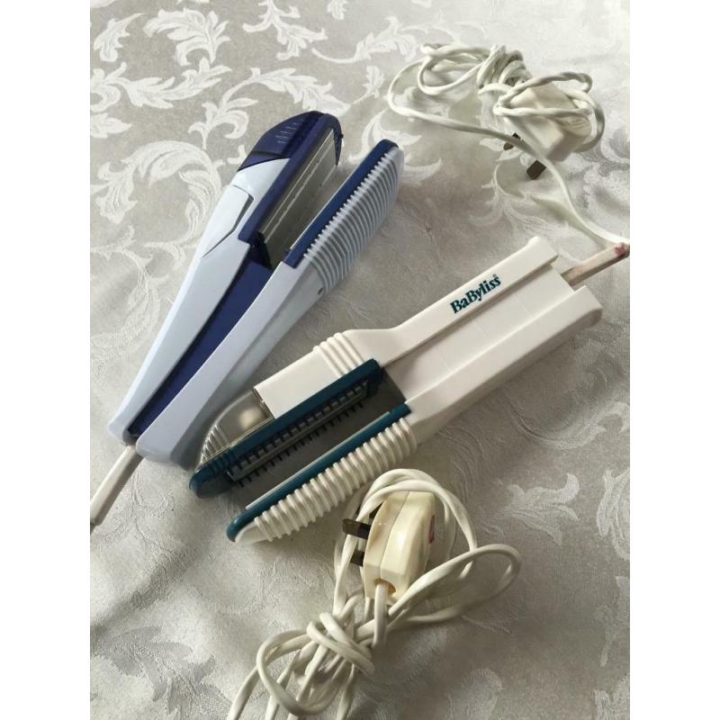 2 Pair Of Hair Straighteners - (Can Be Bought Separately)