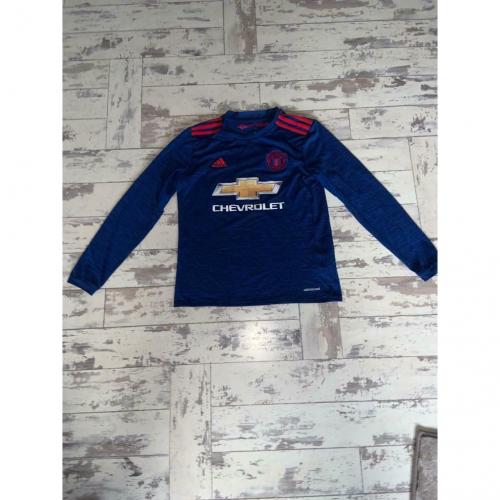 Blue Man Utd too long sleeves 11-12 kids season 16-17