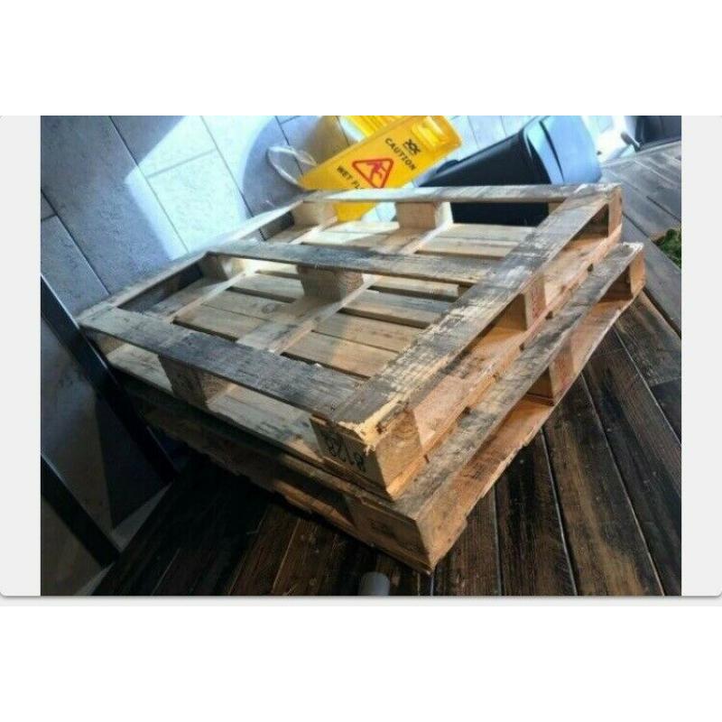 2 x wooden pallets - free