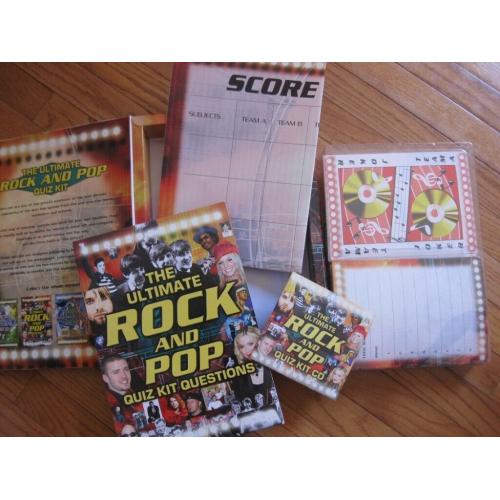 THE ULTIMATE ROCK AND POP QUIZ KIT - New -