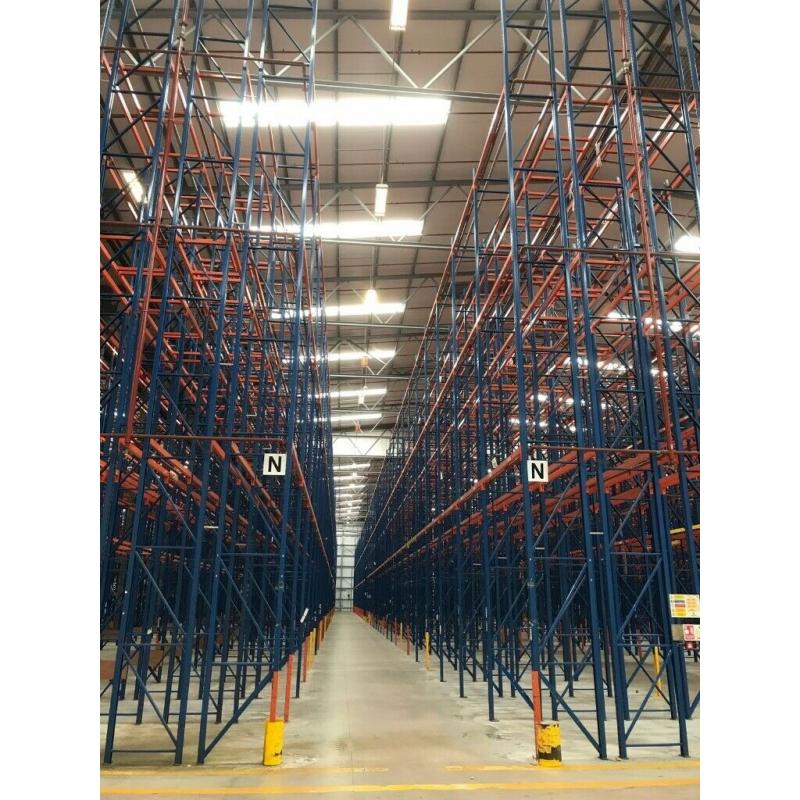 job lot redirack pallet racking 1000 bays available!! AS NEW( storage , shelving )