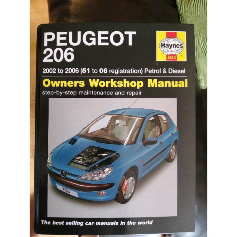 Haynes Peugeot 206 workshop manual ?5