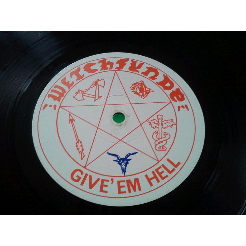 WITCHFYNDE. GIVE EM HELL. LP