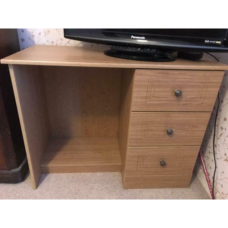 Desk and drawers