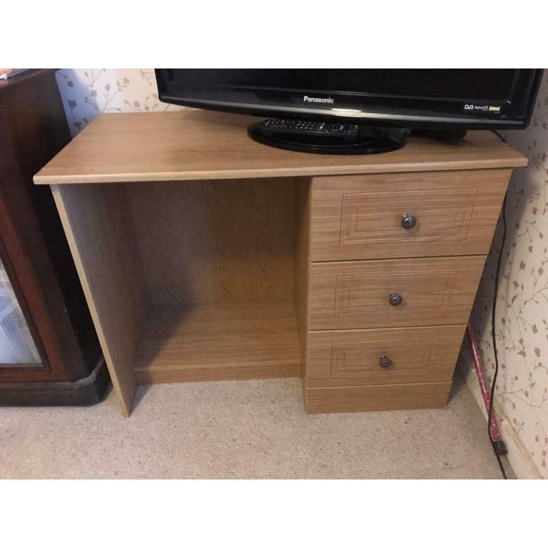 Desk and drawers