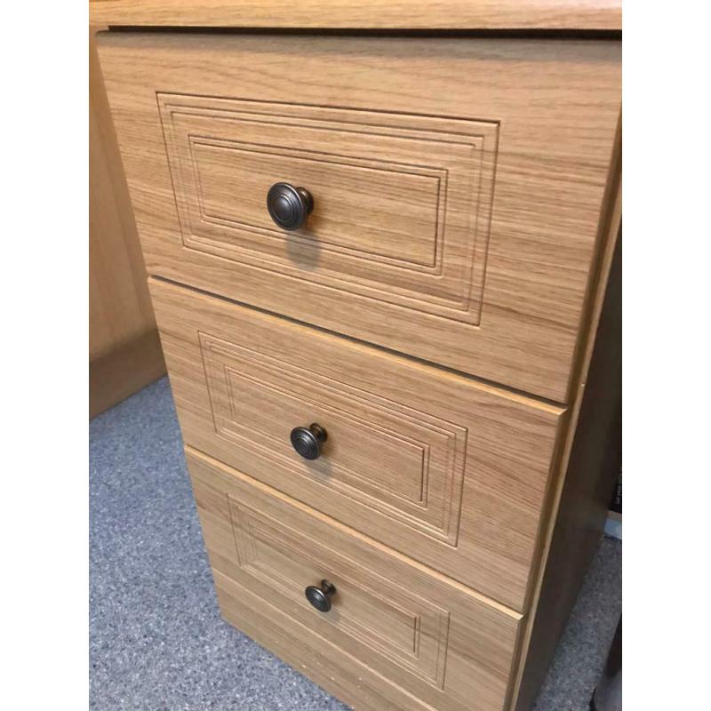 Desk and drawers