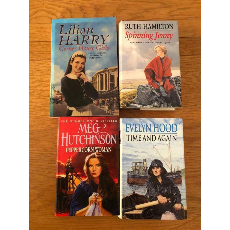 4 novels by Lilian Harry, Ruth Hamilton, Meg Hutchinson and Evelyn Hood